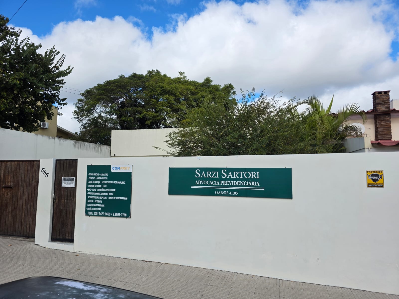 Fachada do escritório de Alegrete