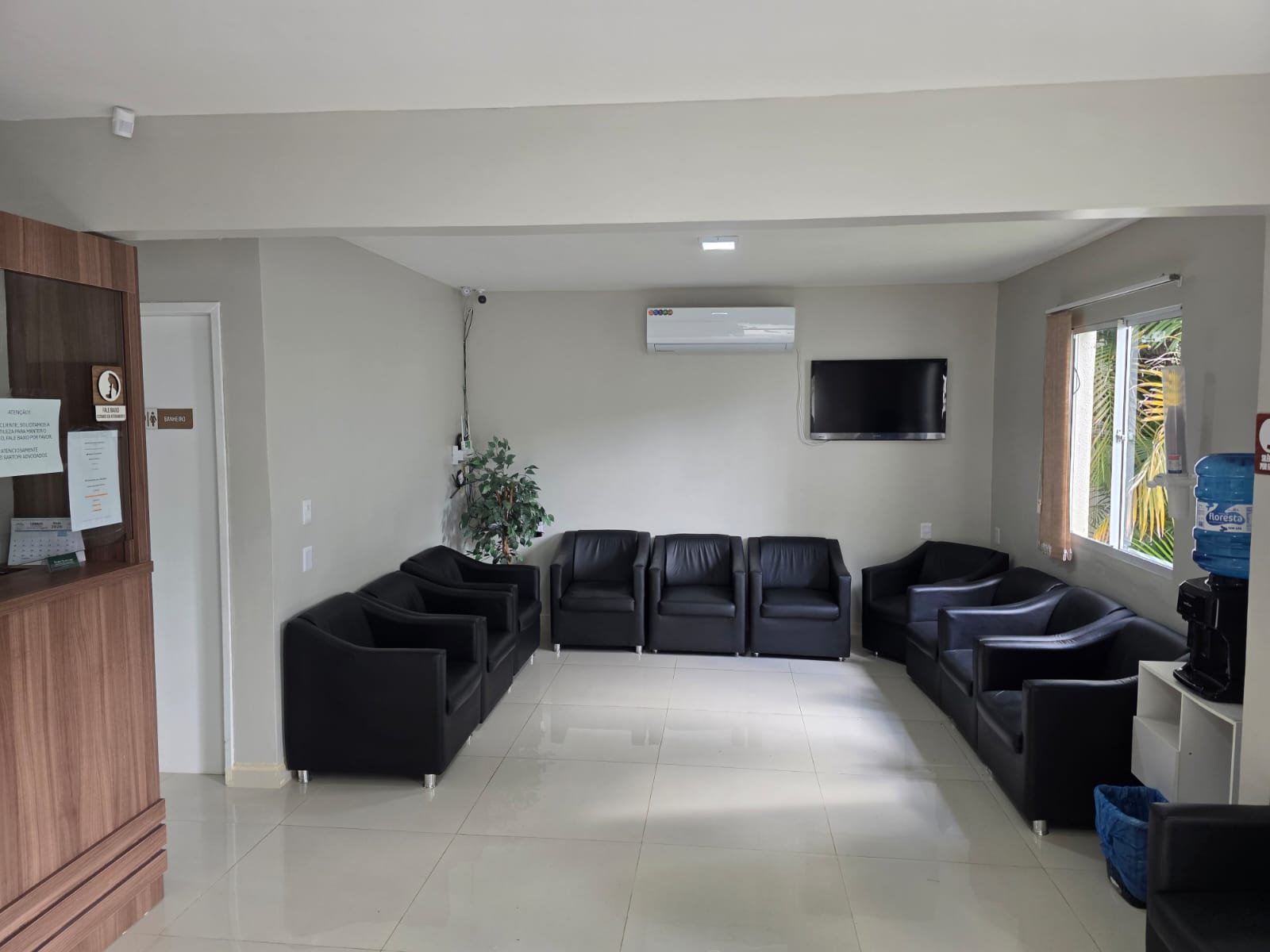 Sala de espera do escritório de Alegrete